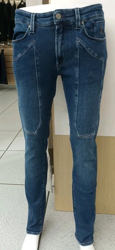 Pantalone tasche toppe jeans - toppe,
