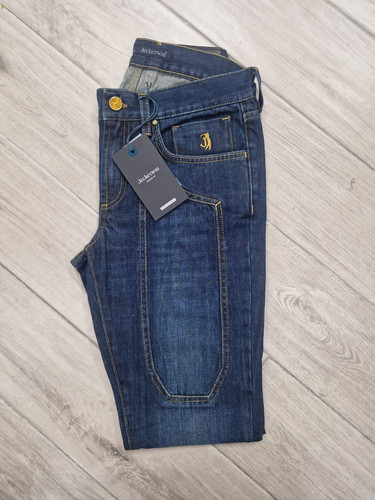 Pantalone tasche toppe jeans - tasche,