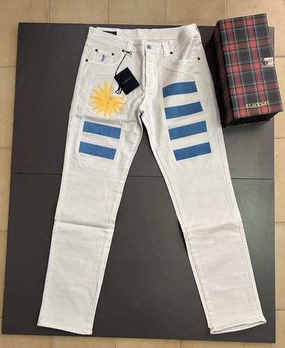 Jeckerson jeans uomo bianchi - jeans,