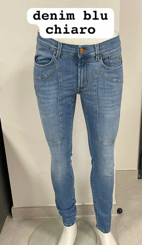 Pantalone tasche toppe jeans - 5,