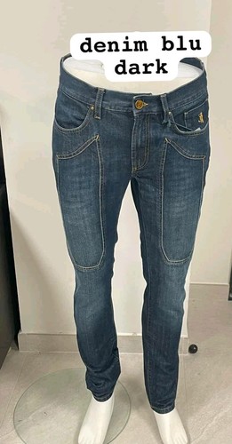 Pantalone tasche toppe jeans - pantalone,